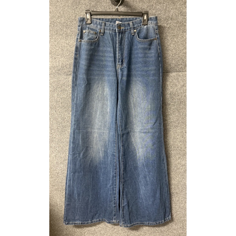 U Jeans Los Angeles Women 5 High Rise Jeans NWT Wide Leg‎ Hobo Boutique R18